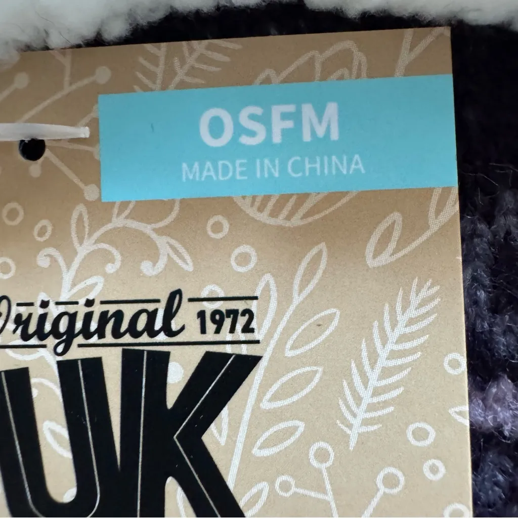 Womens Muk Luks Cabin Socks NWT Purple Mauve OSFM - Image 8