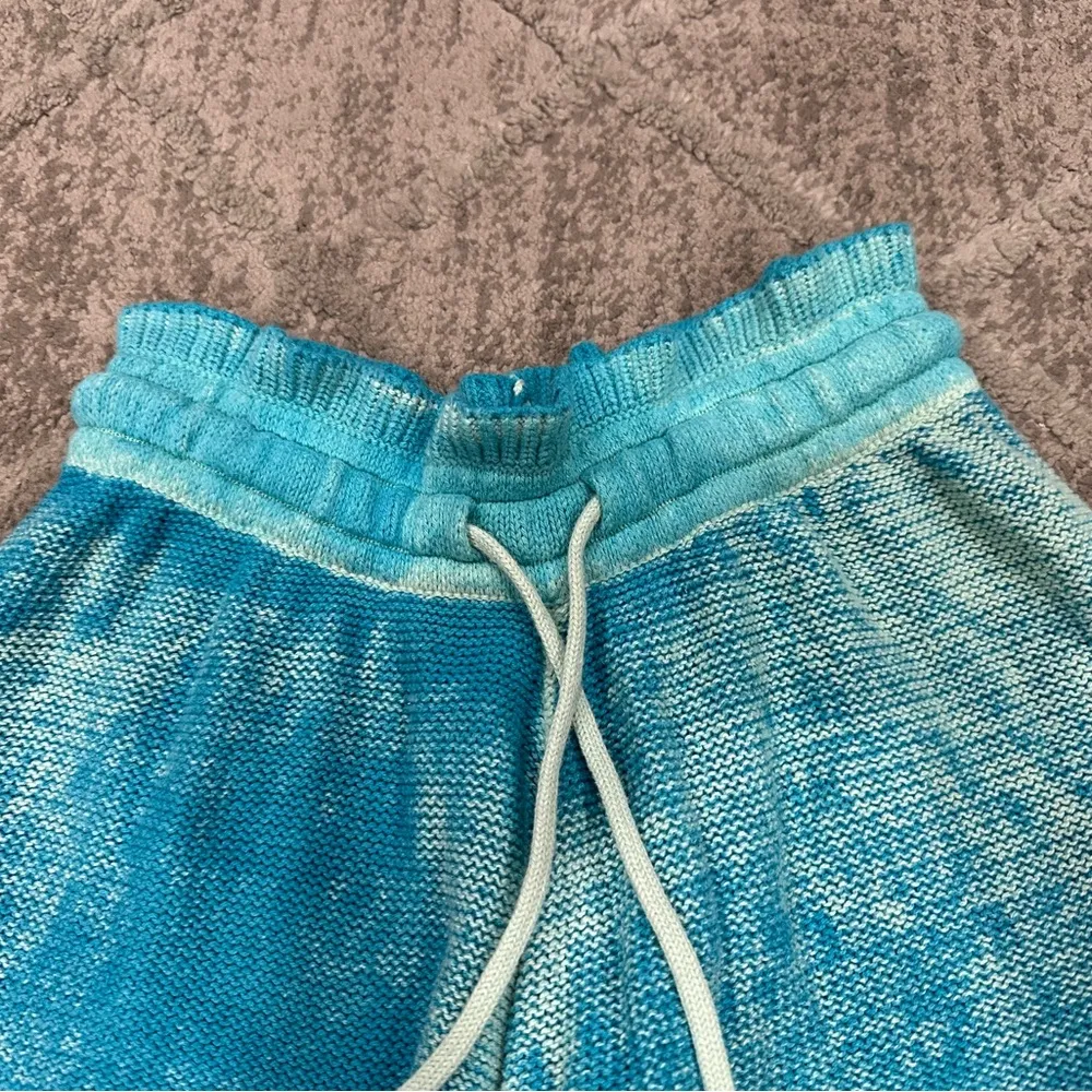 Free People Summertime Blues Knit Shorts XS - Image 3