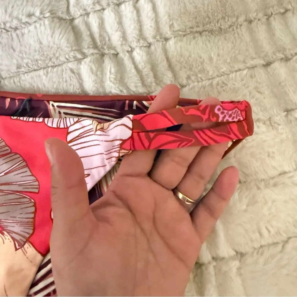 MAAJI ROMANTIC FLIRT REVERSIBLE THIN SIDE BIKINI BOTTOM NWT SIZE L - Image 5