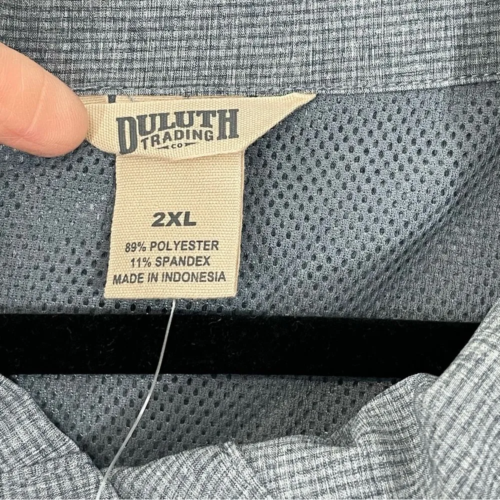 NWT Duluth Trading Co Women's‎ Sol Survivor Sun Protection Shirt 2XL XXL Gray - Image 4