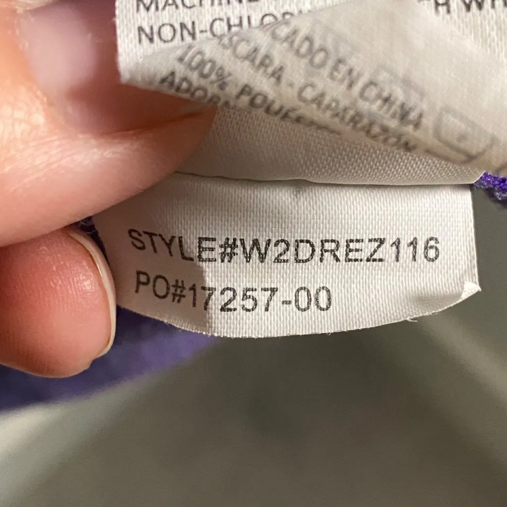 Prana Purple Drea 1/2 Zip fleece‎ Jacket Sz M faded tag - Image 7