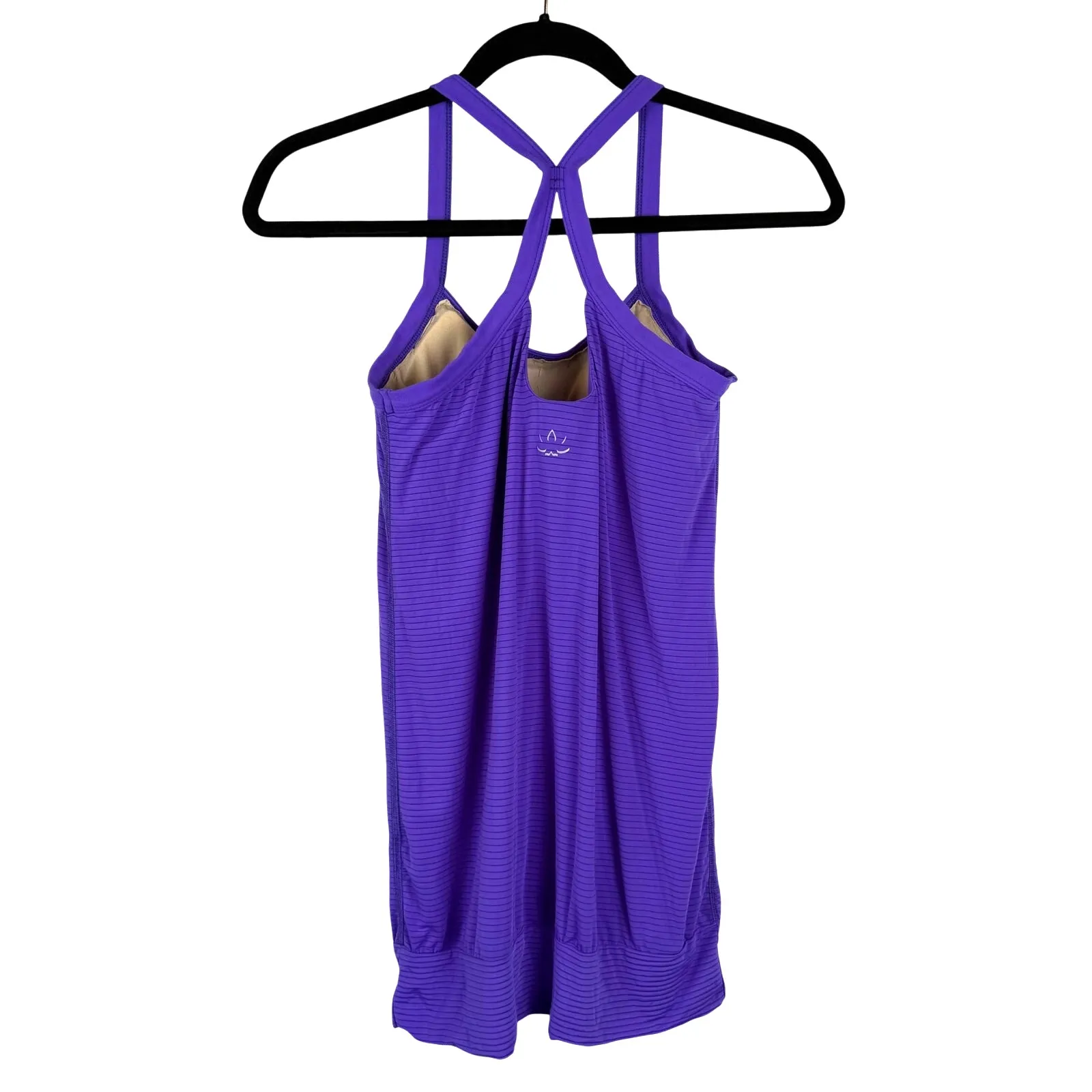 Beyond Yoga Purple Padded Shelf Bra Racerback Workout Active Tank Top - XS - Image 2