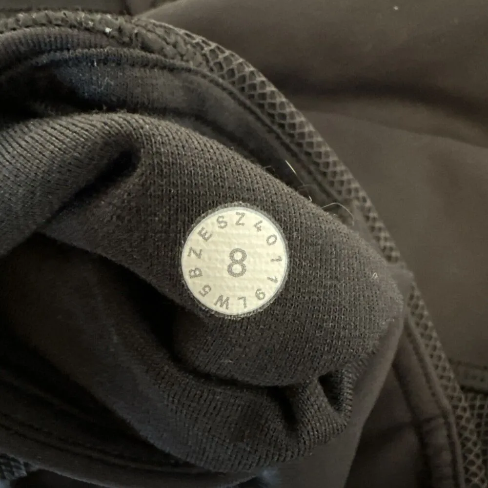 Lululemon Womens Clear The Court Tight 28" Inseam Size 8 Black High Rise - Image 8