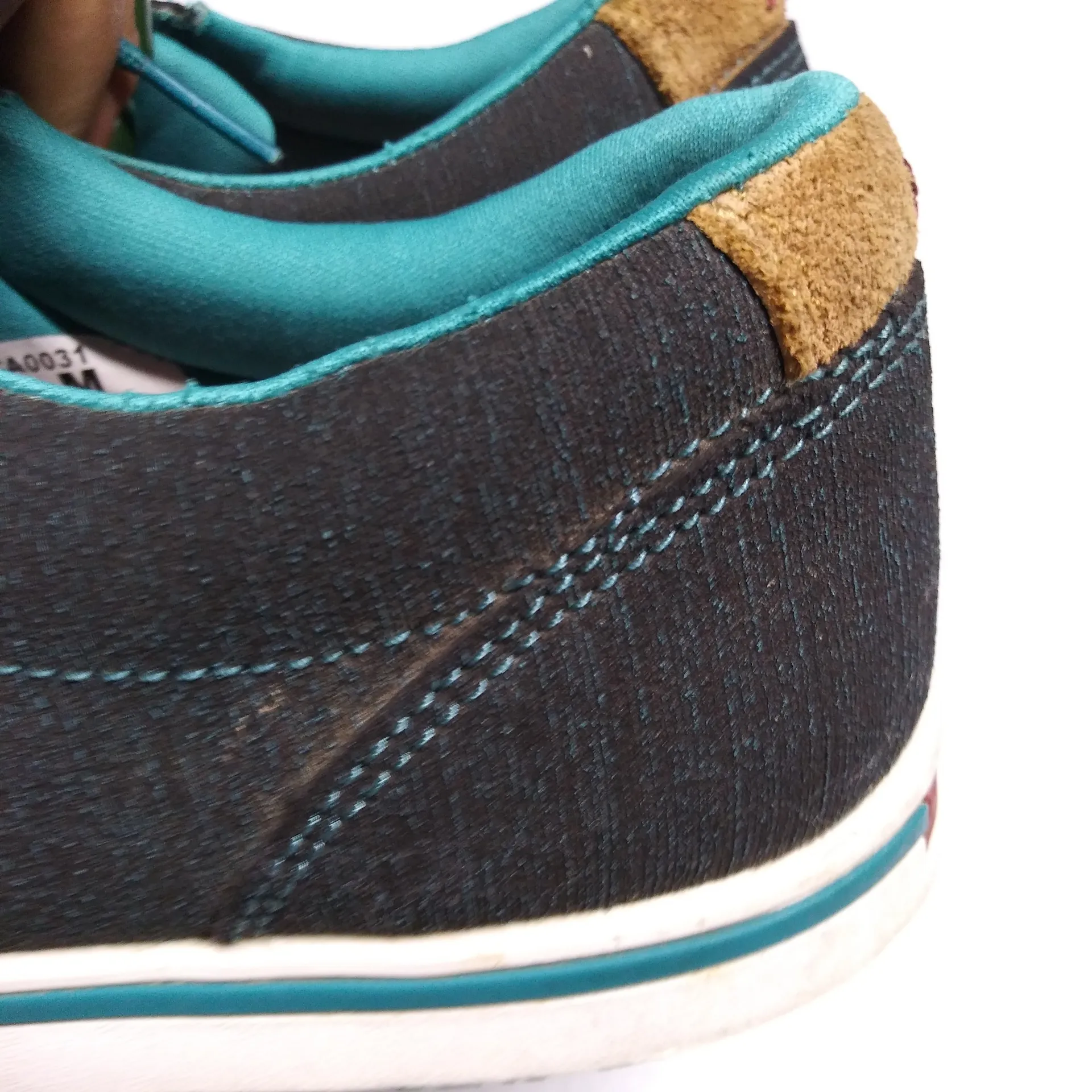 Twisted X Women's Tooled Kicks Shoes Gray Teal Casual Size 7.5 - Image 13