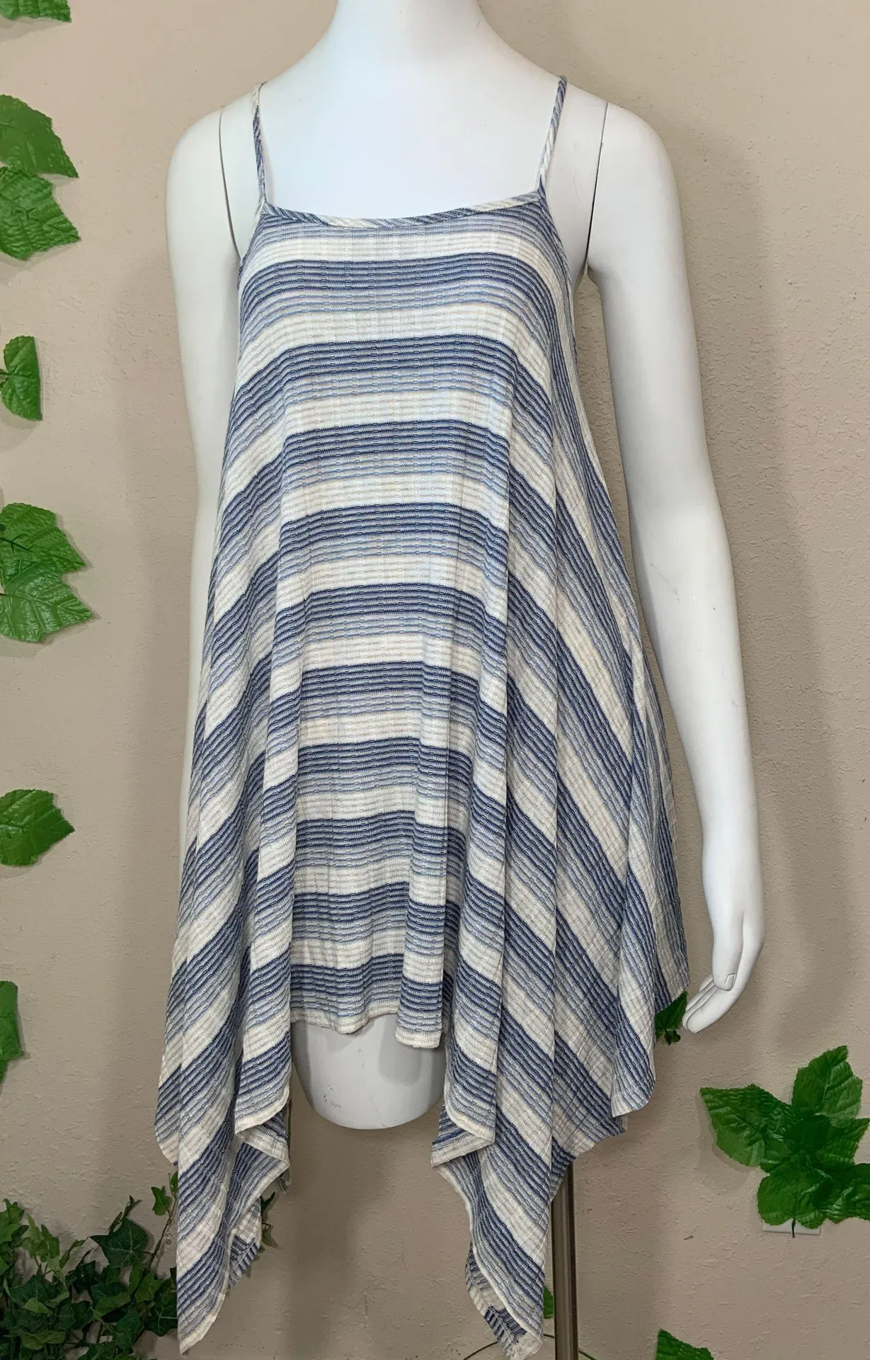 Lazy Sundays Y2K Asymmetrical Dress Blue - Image 2