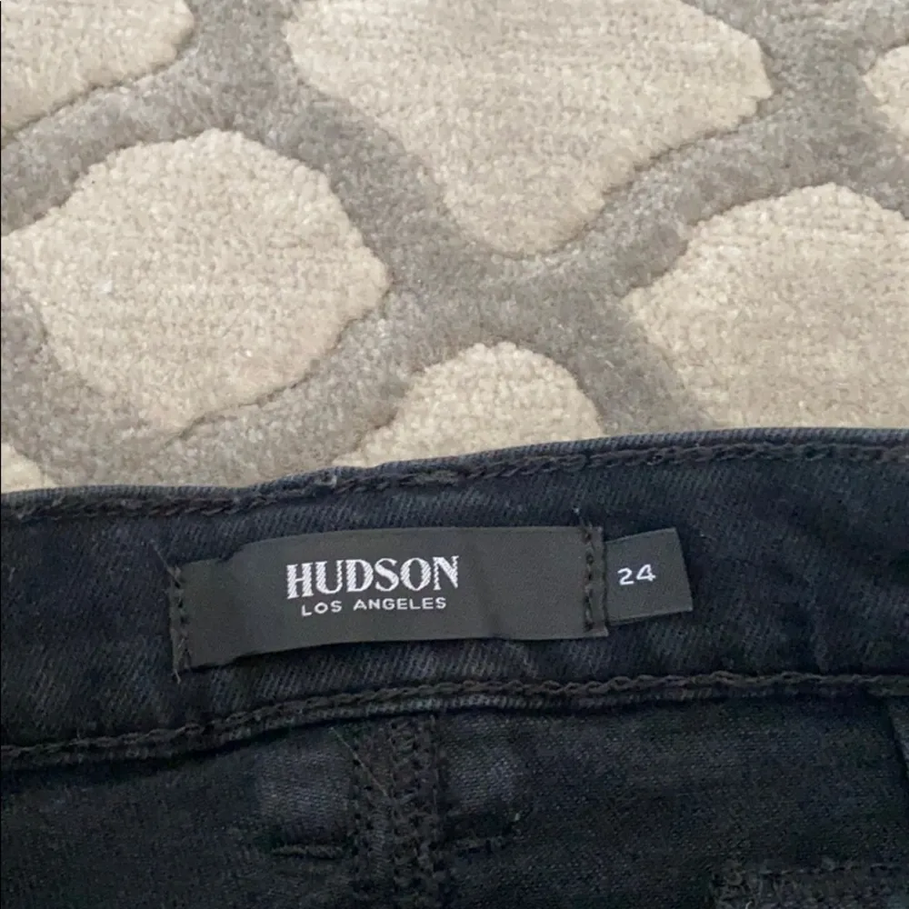 HUDSON High Rise Moto Denim Mini Skirt - Image 12