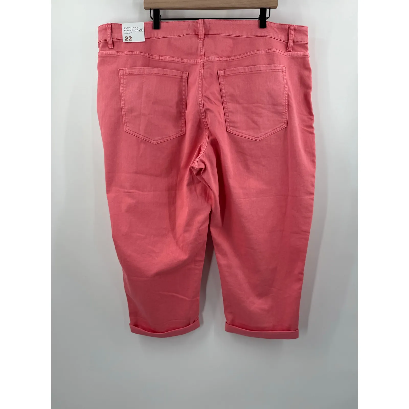 Lane Bryant Jeans SZ 22 NWT Boyfriend Capri Signature Fit Midrise Cotton Stretch - Image 16