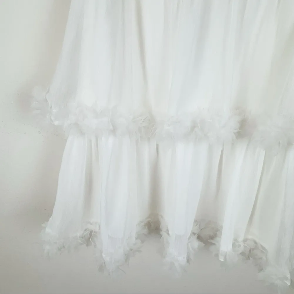 Elliatt NWT Ondine Babydoll Mini Dress in White Ivory Size Small - Image 3