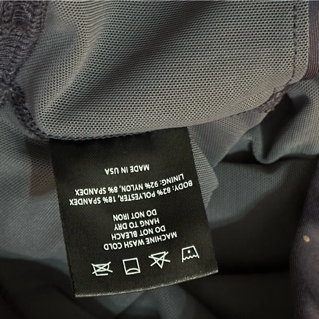 Peloton Women’s Size S Navy Blue Sparkle High Neck Sports Bra - Image 7