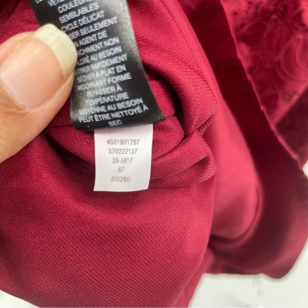 White House black market‎ Bell-Sleeve Lace Shift Dress Z160 - Image 6