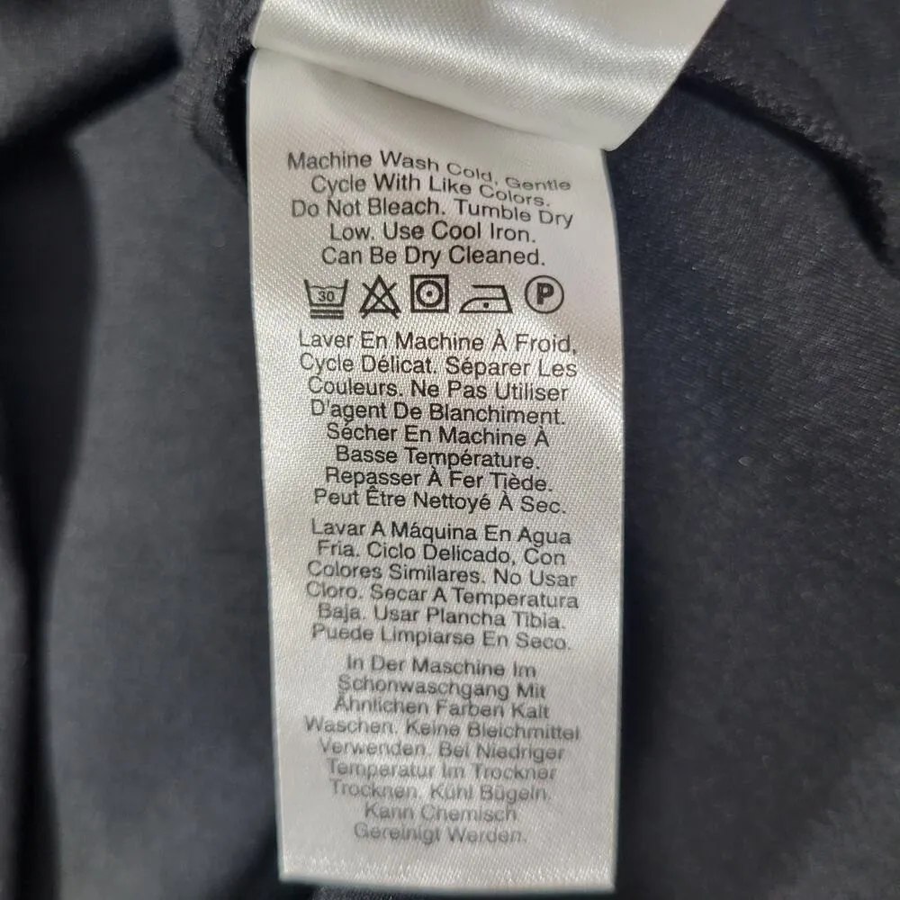 DKNY Women Black‎ Sleeveless Zipper Fit Flare Knee Length Dress XS - Image 12