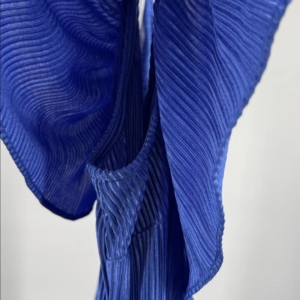 Lane Bryant Pleated Multi-Way Off-The-Shoulder Jumpsuit wide leg party holiday - Image 5