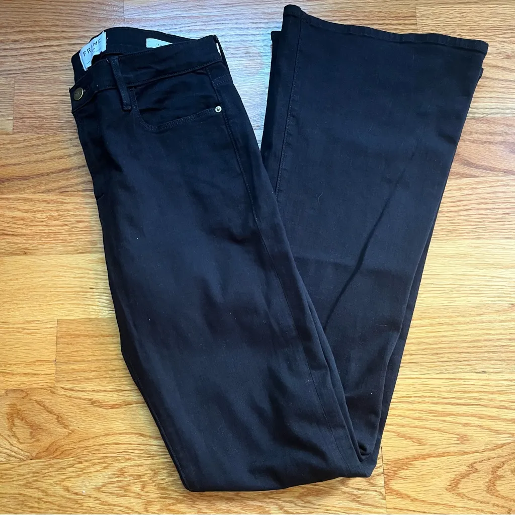 Frame le high flare black jeans size 29 - Image 2