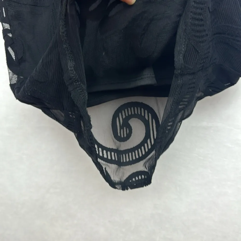 Halter V-neck backless Velvet Black Dress Sz Small - Image 5