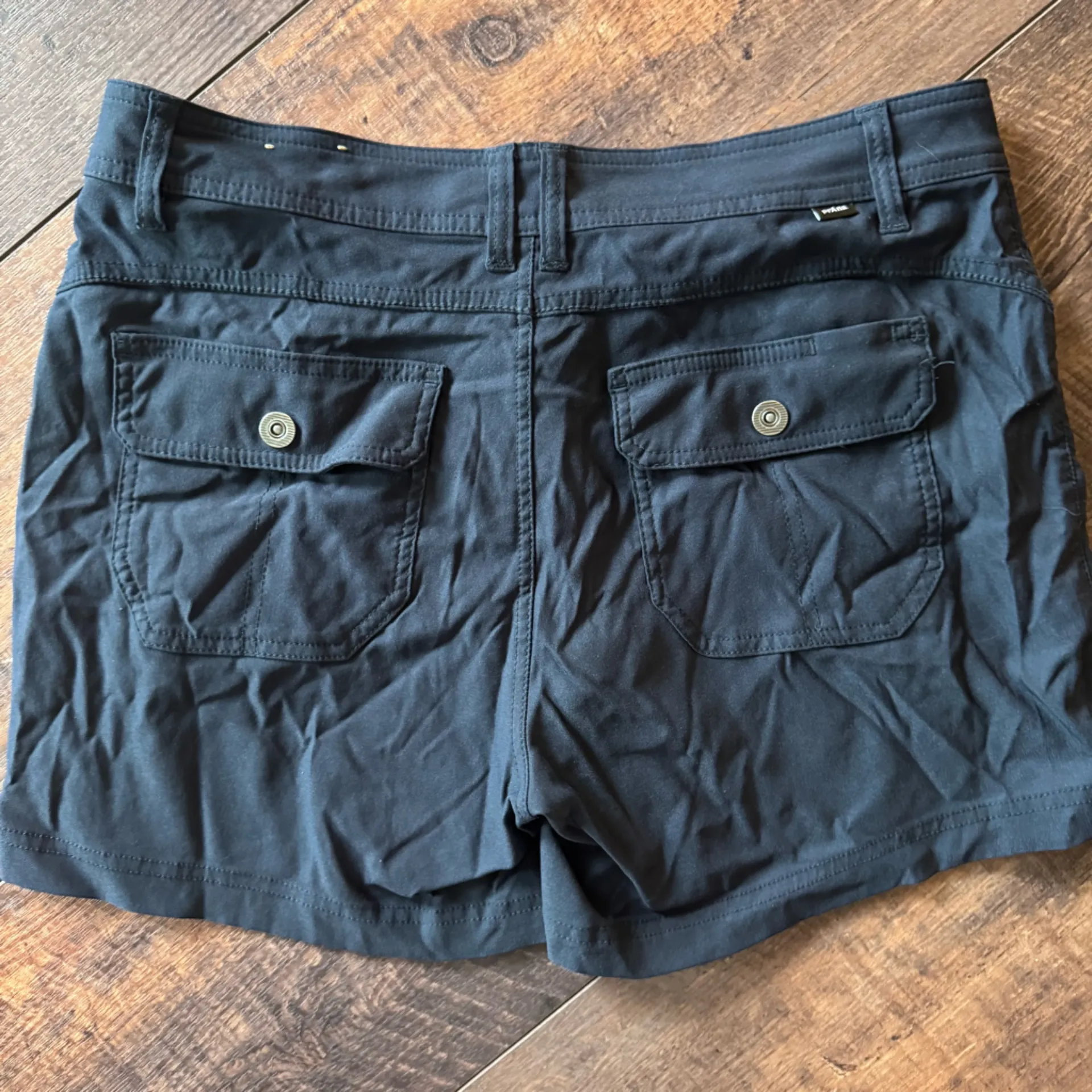 prAna Zion Halle Shorts Women’s Size 12 Navy blue 5” Inseam - Image 3