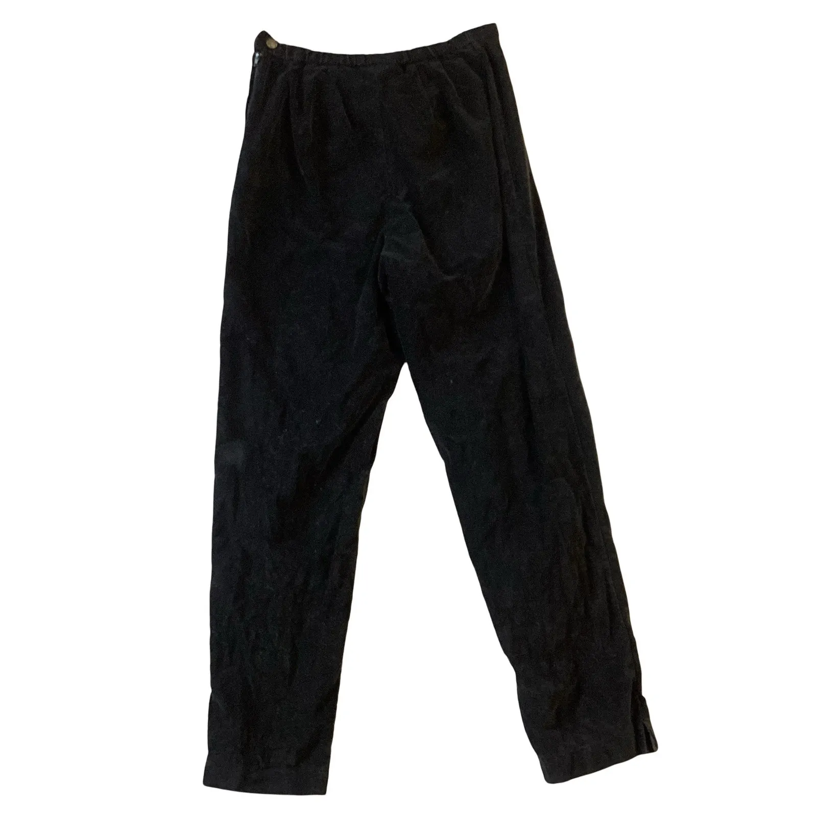 D.P.S. New York Velvet Pants Black Size 6 - Image 5