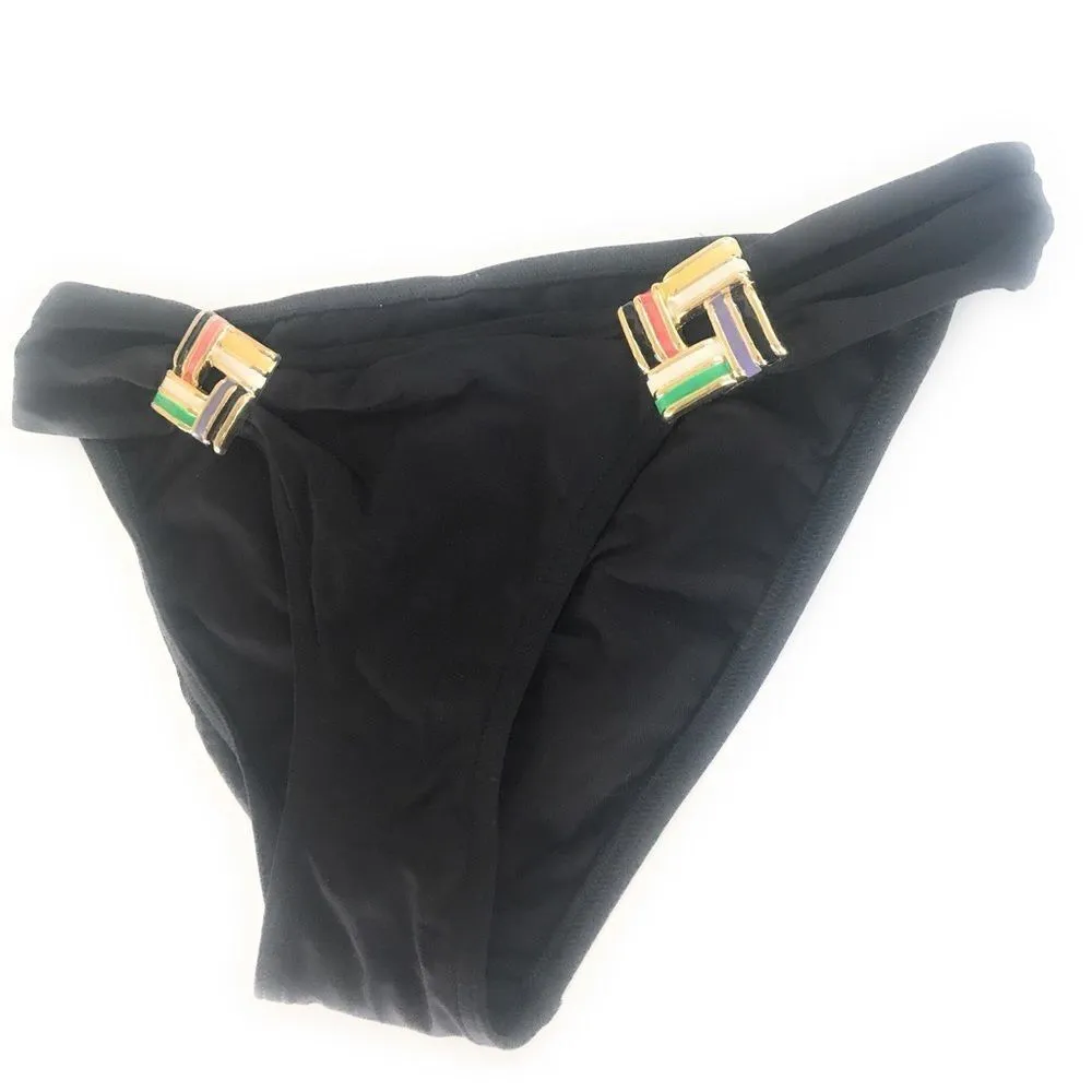 Gorgeous Designer Bikini Bottom‎ Black - Image 3