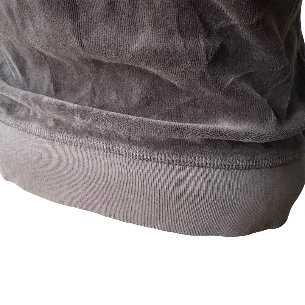 Juicy Couture J2K Gray Velour Track Jacket, Sz M - Image 13