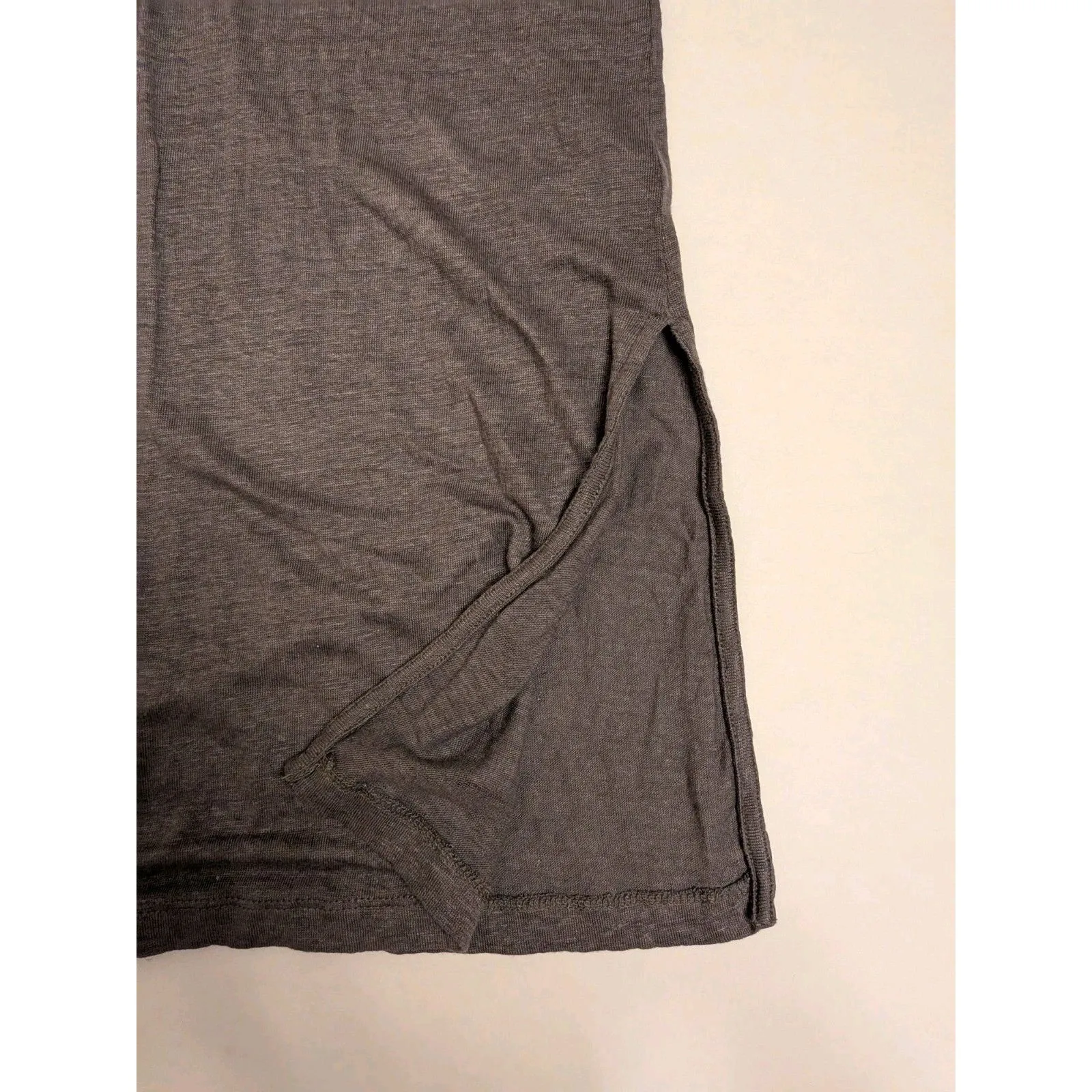 Linen Open Front Long Hooded Cardigan Sz S Lounge Whimsygoth Peasant Capsule - Image 6