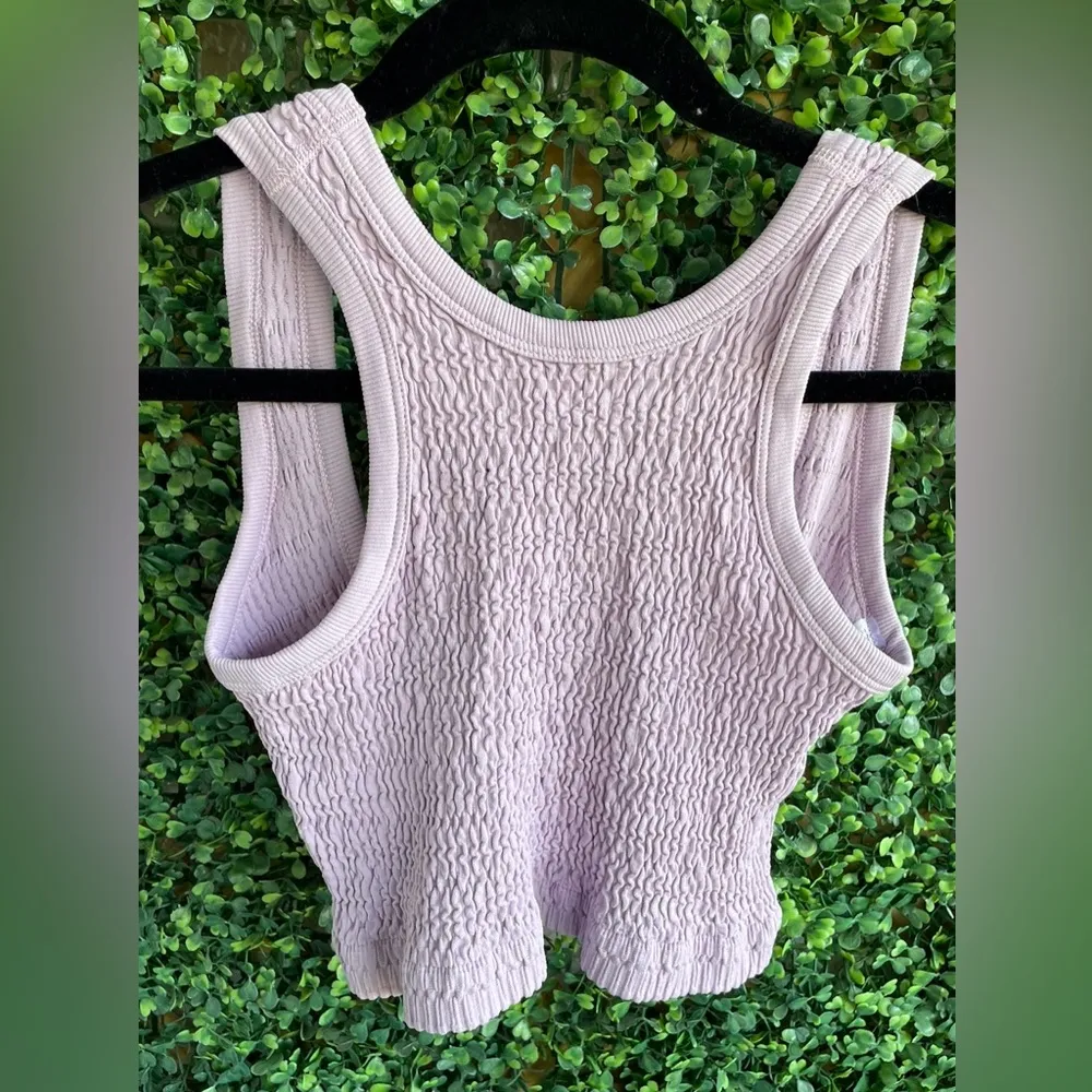 NWT -  Out From Under Seamless Textured Bra Top | Lavender | XL - Image 2