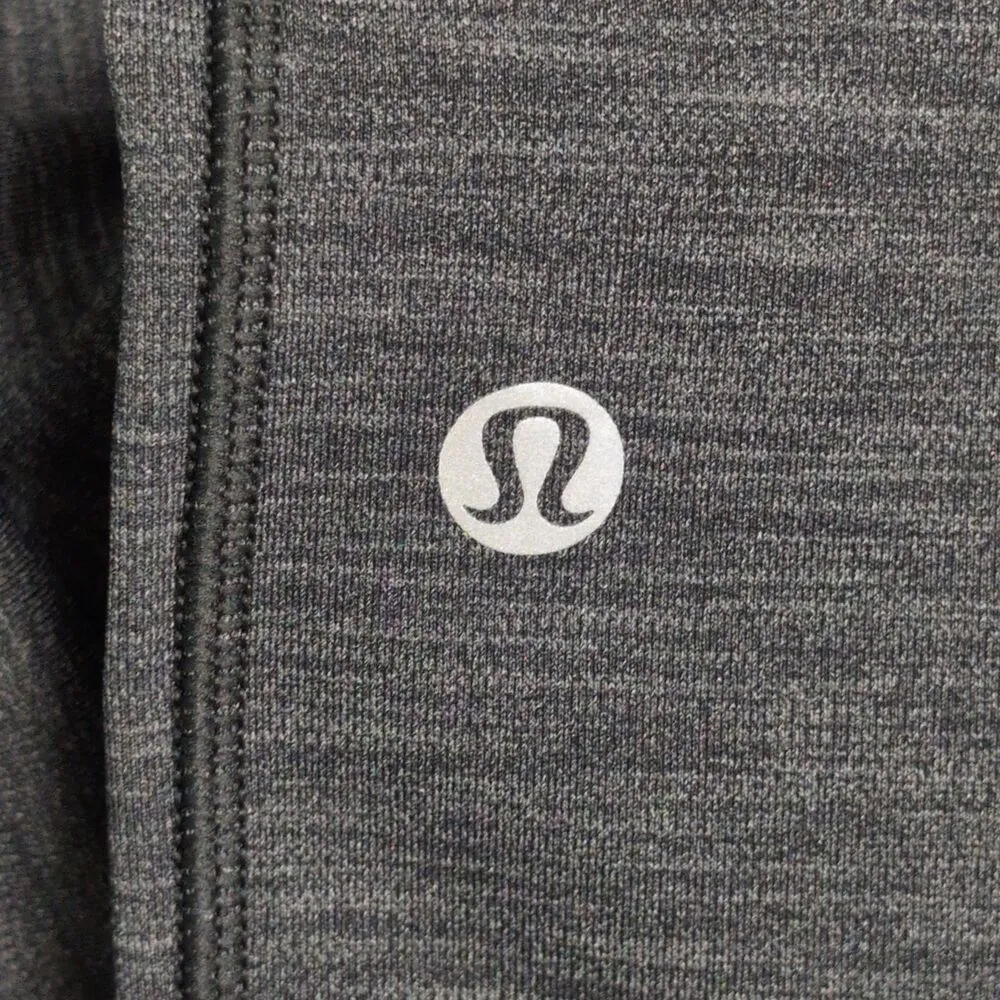 Lululemon Speed Up Tight Grey High Waisted Mid Rise Leggings Side Pockets Size 2 - Image 4