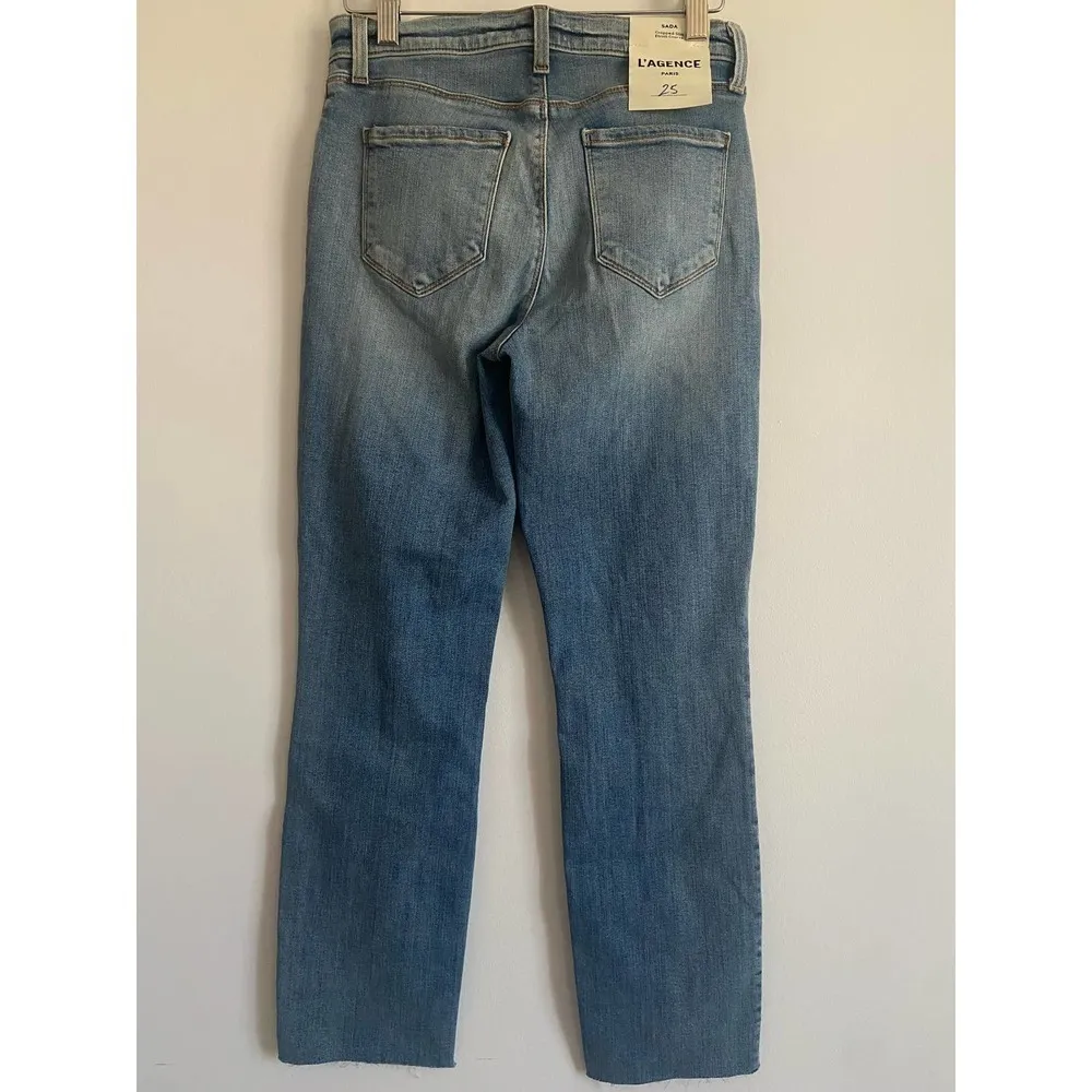 L'AGENCE Sada Crop Slim Jeans SIZE 25 - Image 5