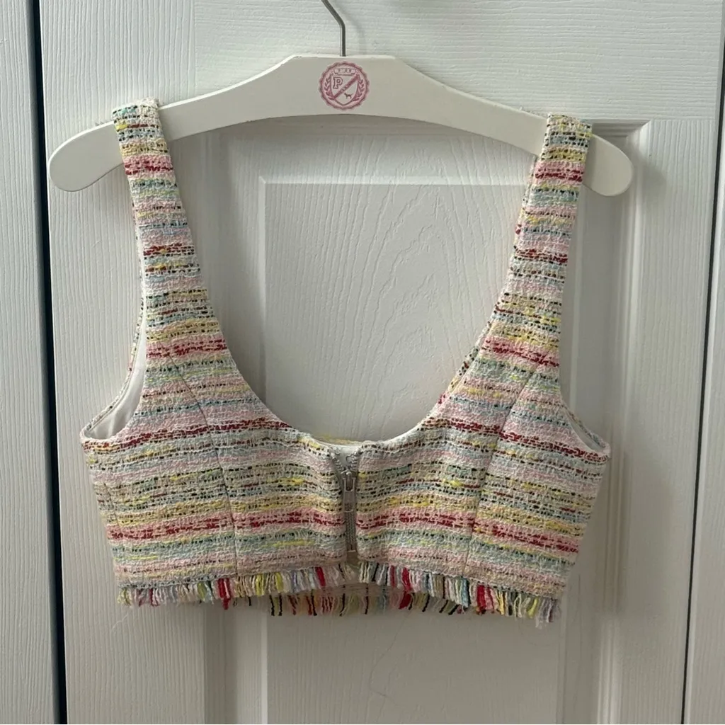 NBD Shawna Top in Chartreuse & Pastel - Image 3