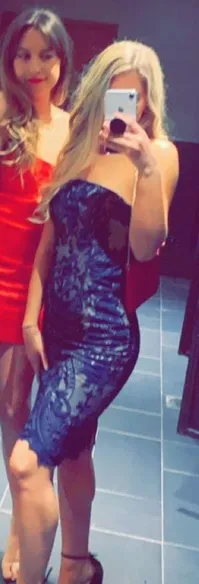 Blue Lace Dress - Image 3