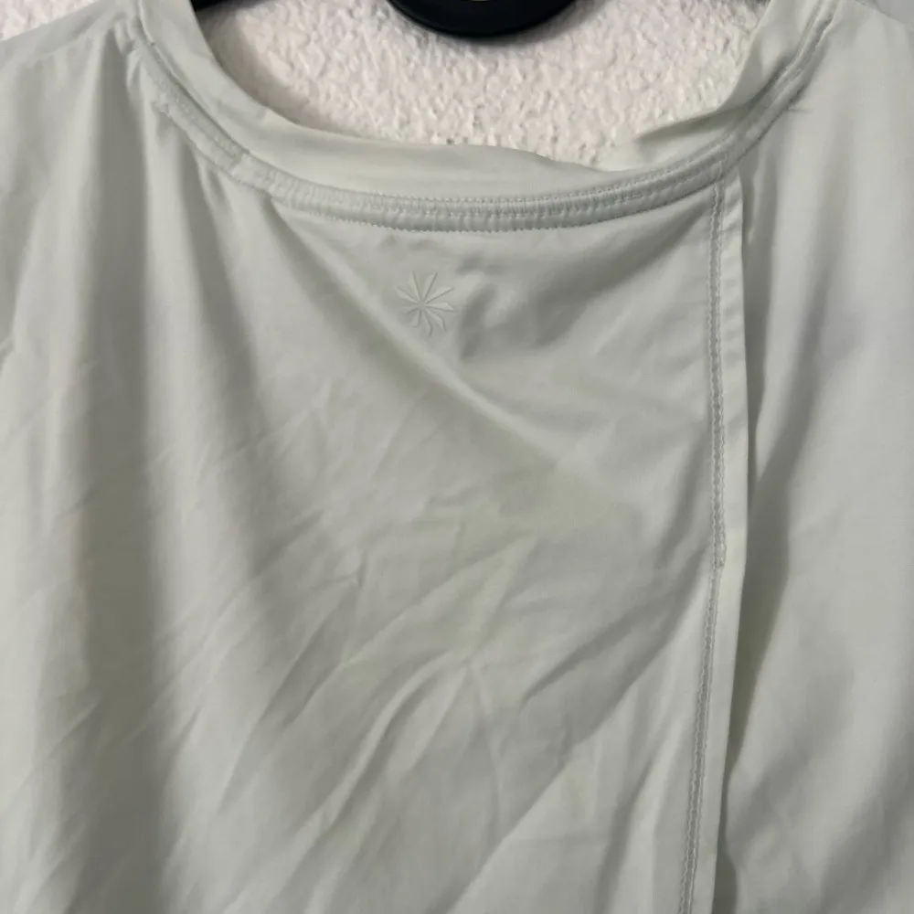 Athleta woman tank top light workout open back sz xs - Image 6