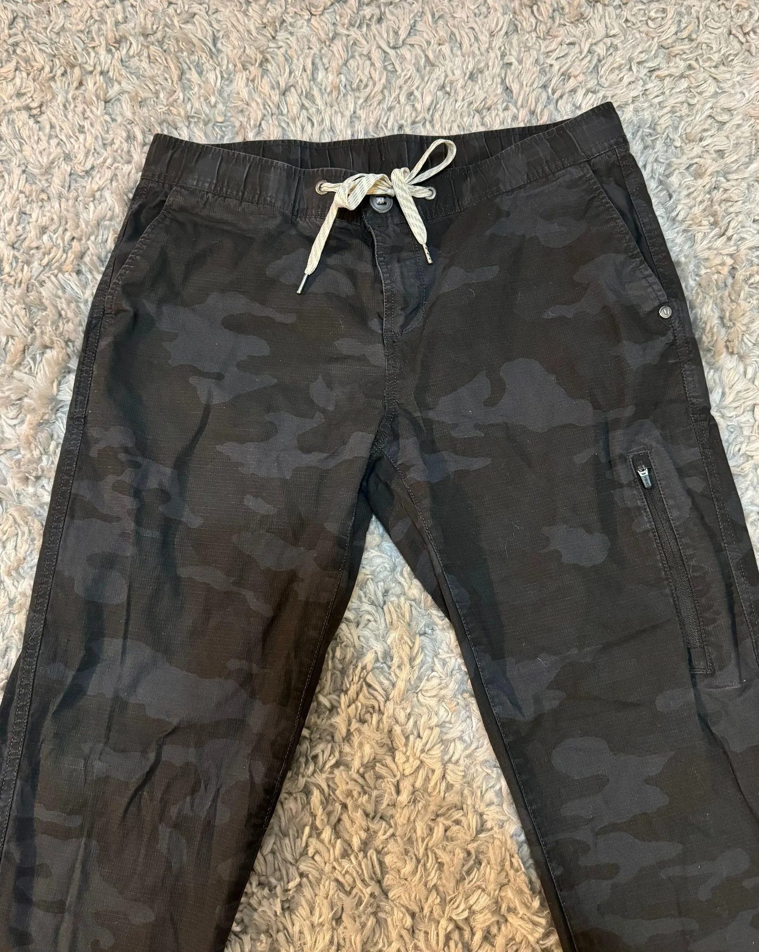 Ripstop Black Camo Pants Size Medium - Image 2