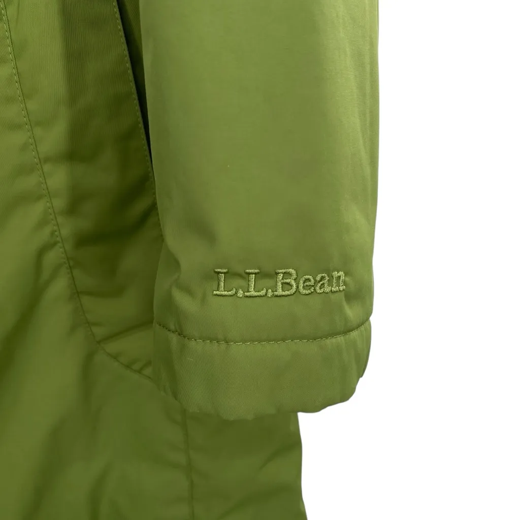 L.L. Bean Women’s Winter Warmer Coat Green Size Medium - Image 10