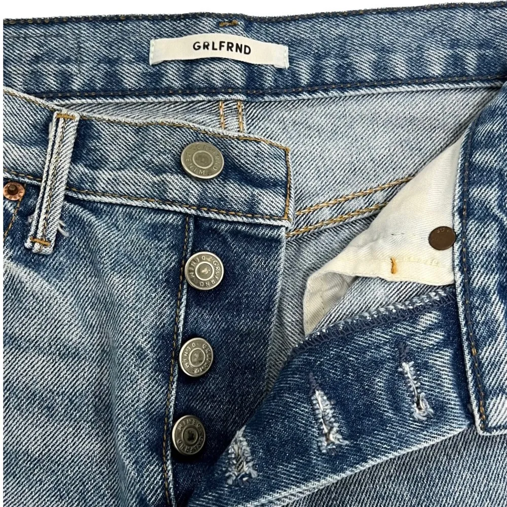 GRLFRND Karolina Ripped High Waist Ankle Skinny Jeans In Treasure Size 24 - Image 6