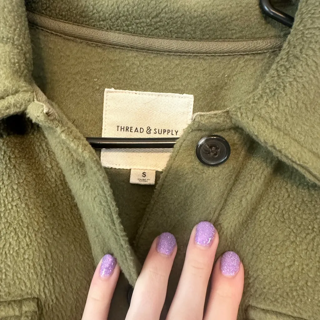 Thread & Supply Auria Jacket Green Cropped - Image 7