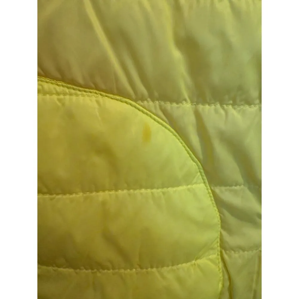 Patty Kim Paris Reversible Puffer Vest Women’s Size XS Bright Neon Pink Yellow - Image 6