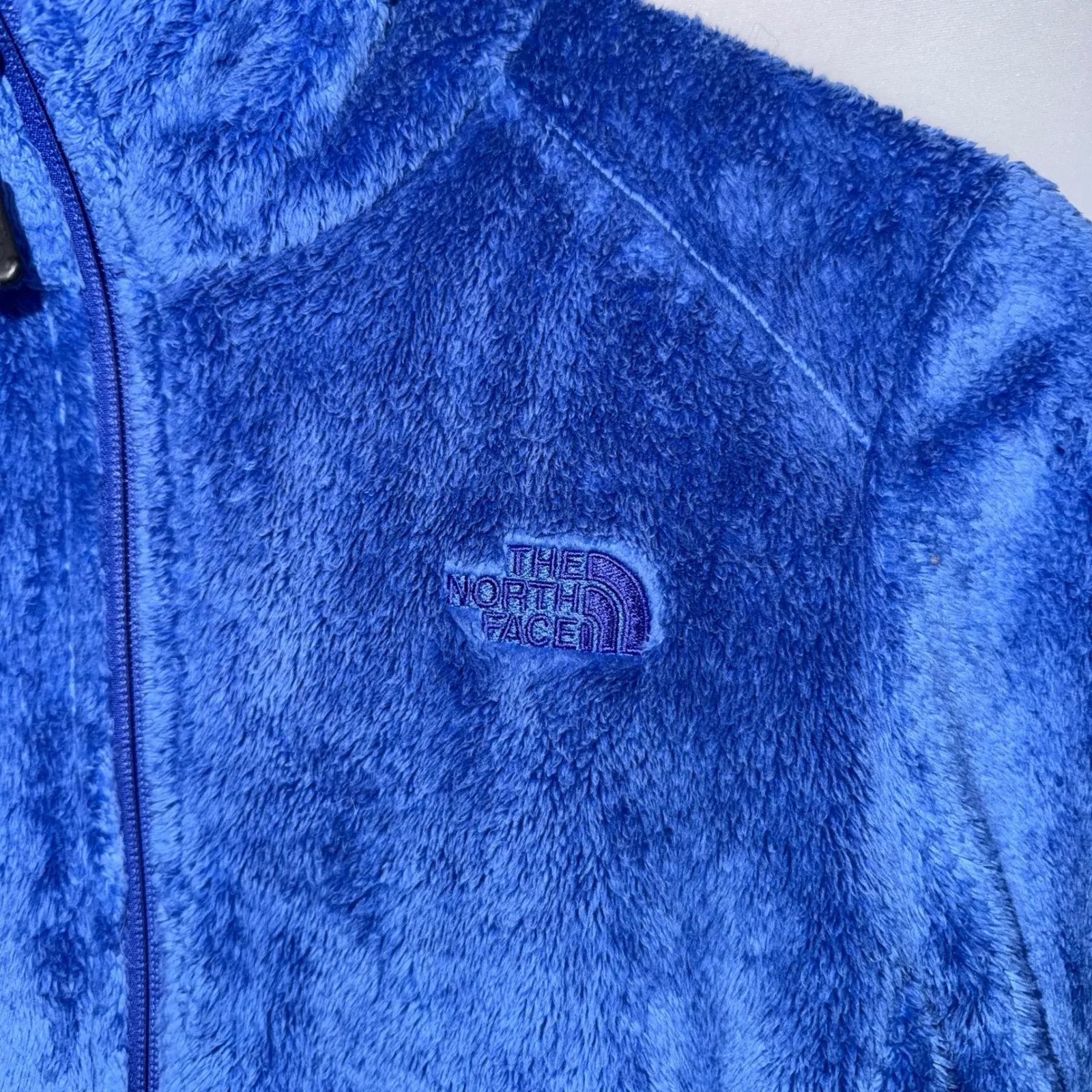 Full Zip The North Face Fleece Women's Blue Pull Over - Image 4