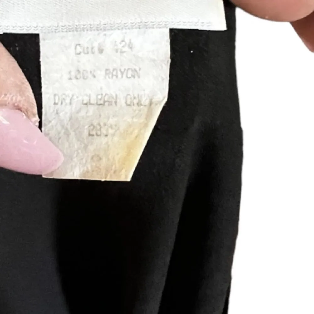 Vintage Palisades Three‎ Piece Skirt Set Black - Image 3