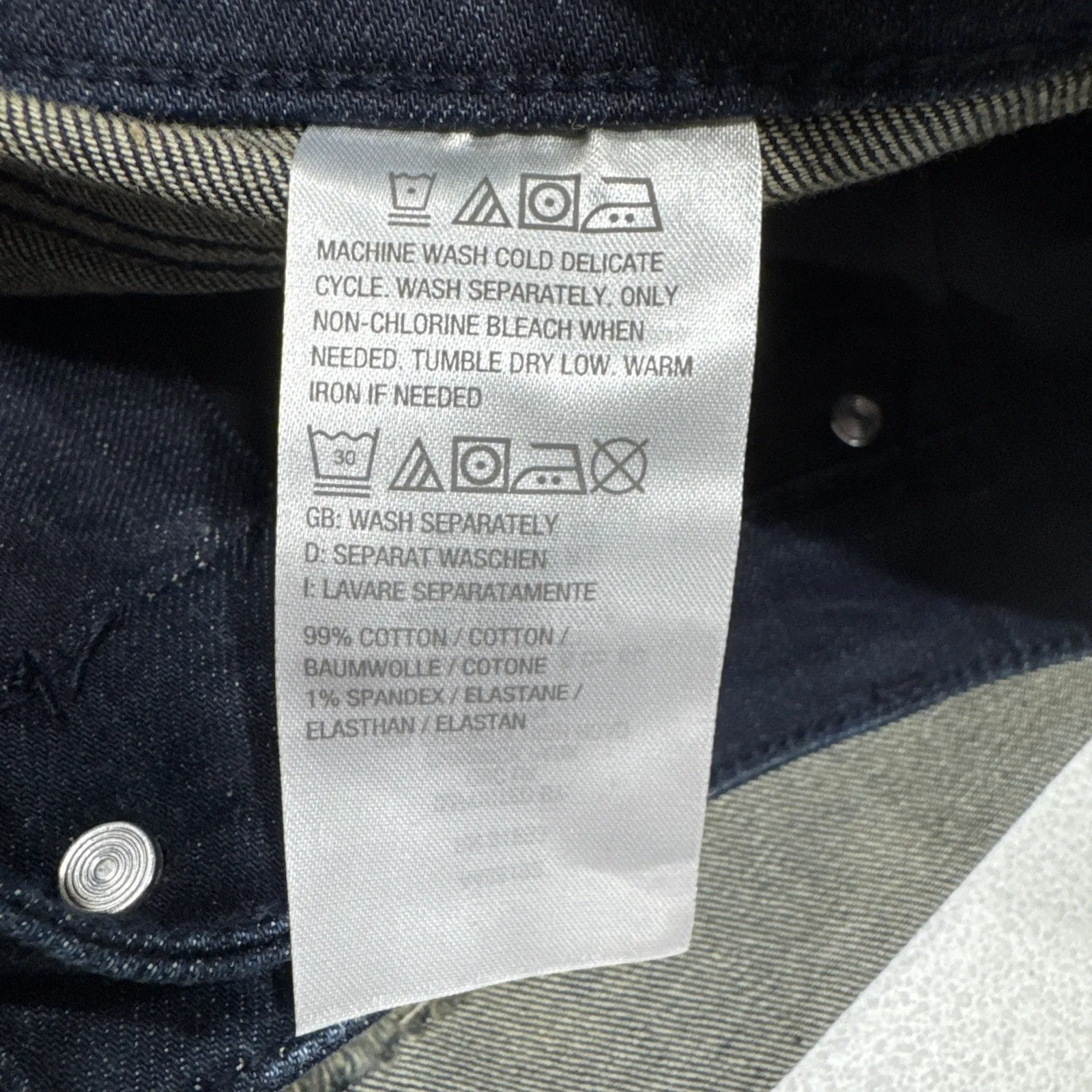 Candace Cameron Bure Blue Denim Jean Cut Off Shorts Size 20W Ventura A488192 - Image 4