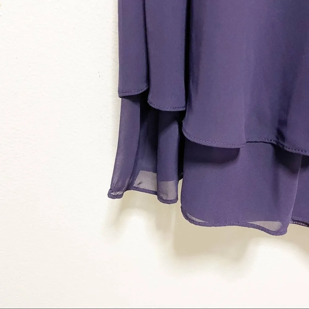 Xscape by Joanna Chen Purple Mini Dress - Image 4
