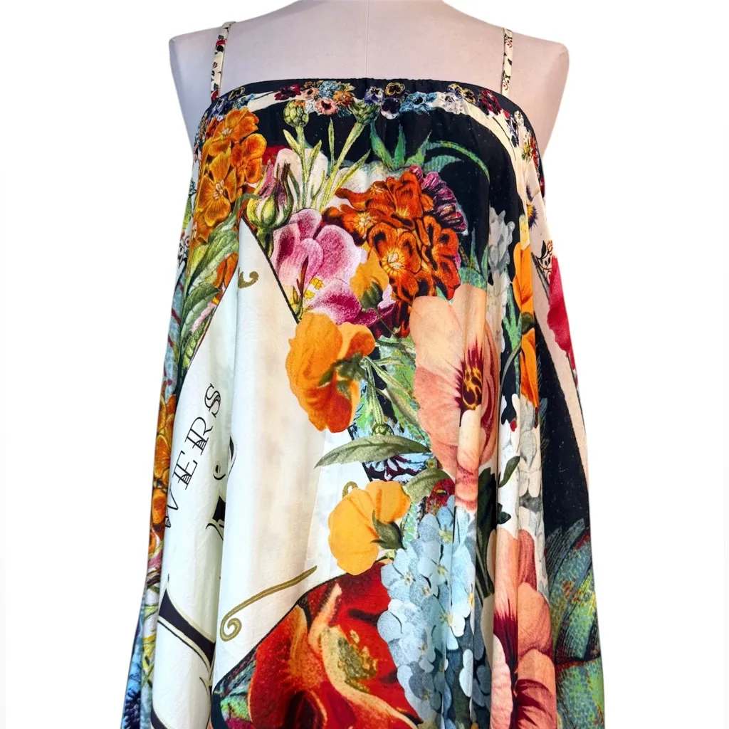 Camilla Silk Floral Porto Aromatic Amor Maxi Dress size XS - Image 10