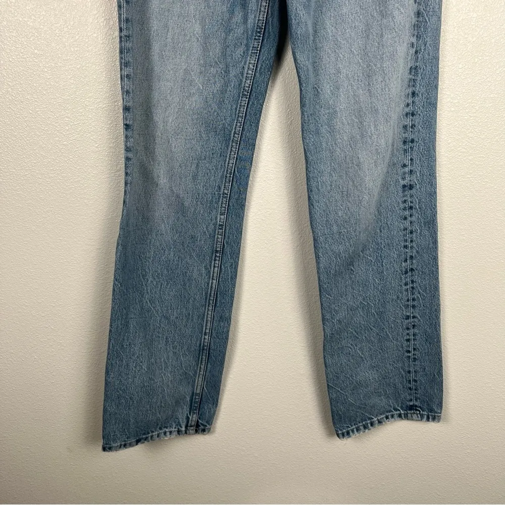 Zara Straight Leg Button Fly Jeans Sz‎ 4 - Image 3