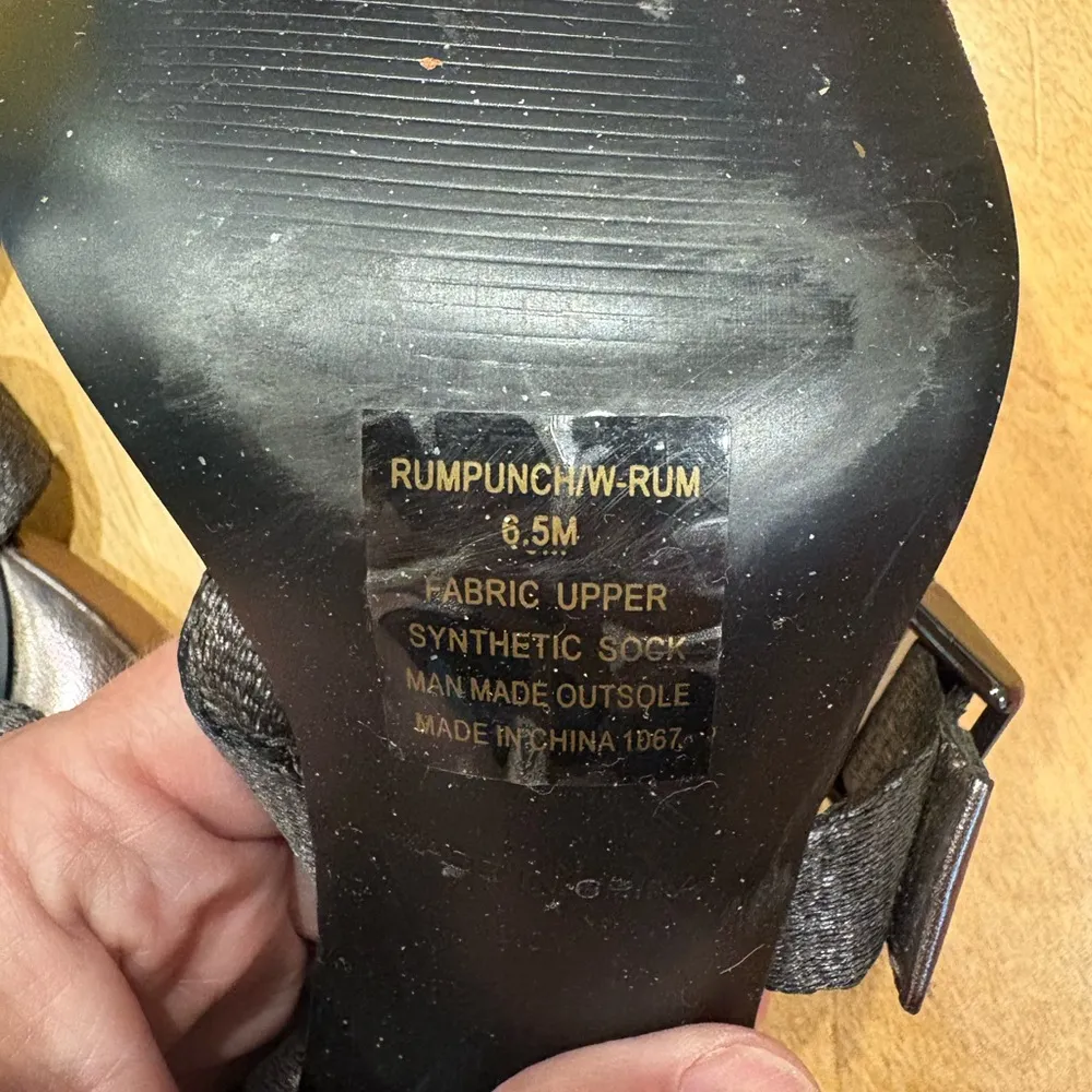 Steve Madden x Winnie Harlow Rum punch stiletto heel sandals 6.5 gray - Image 8