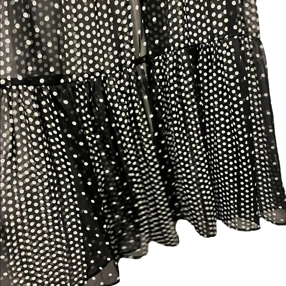 Spoon jeans black and white polka dot maxi kimono measurements in pictures - Image 6