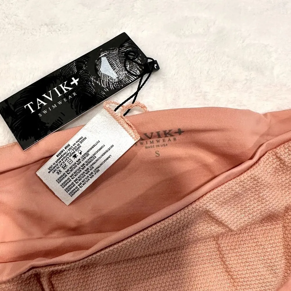 NWT Tavik Ali Full Swim Bottom Glossy Pique Desert Clay - Image 8