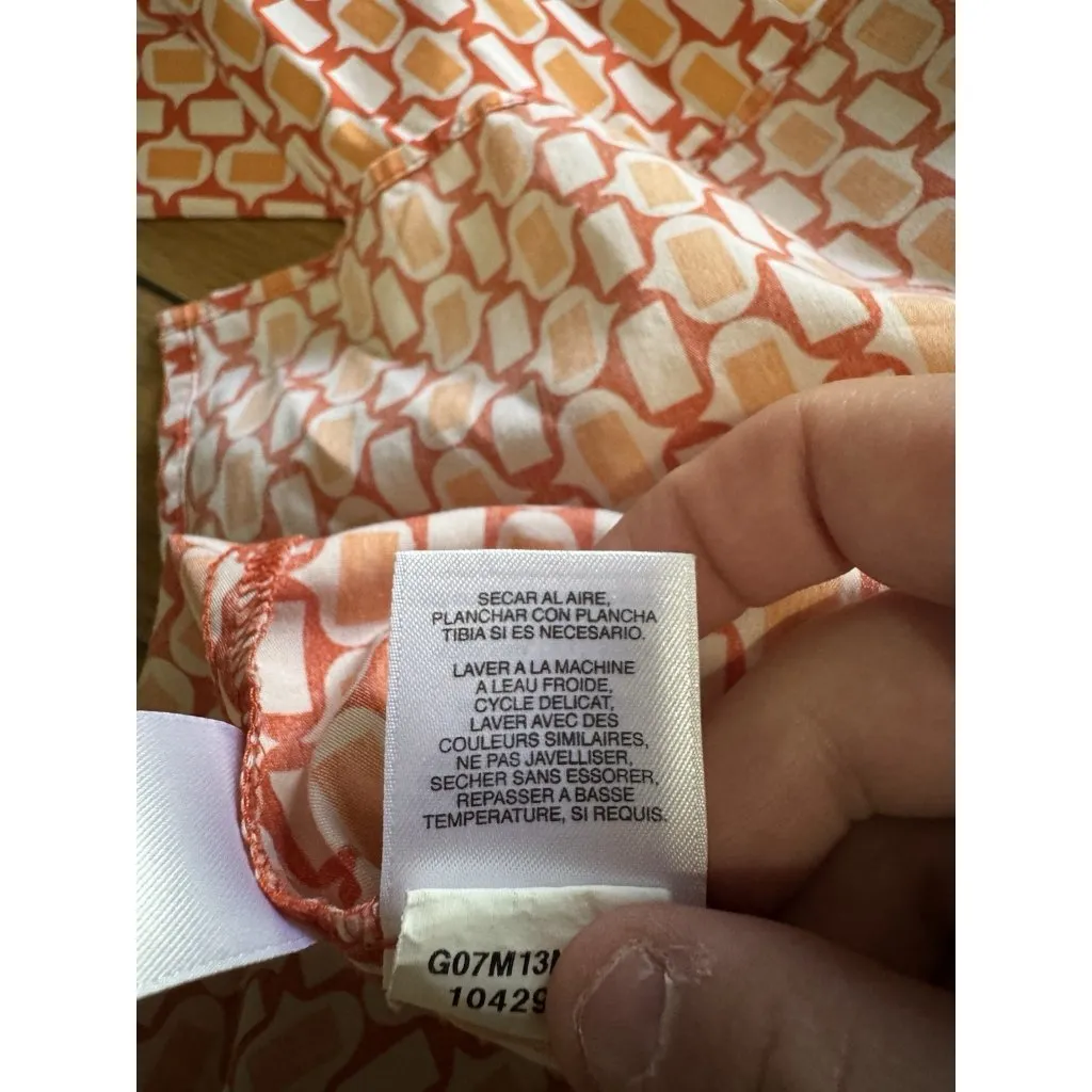 Jones New York Signature Stretch Button Down Shirt Size Large Long Sleeve Office - Image 10