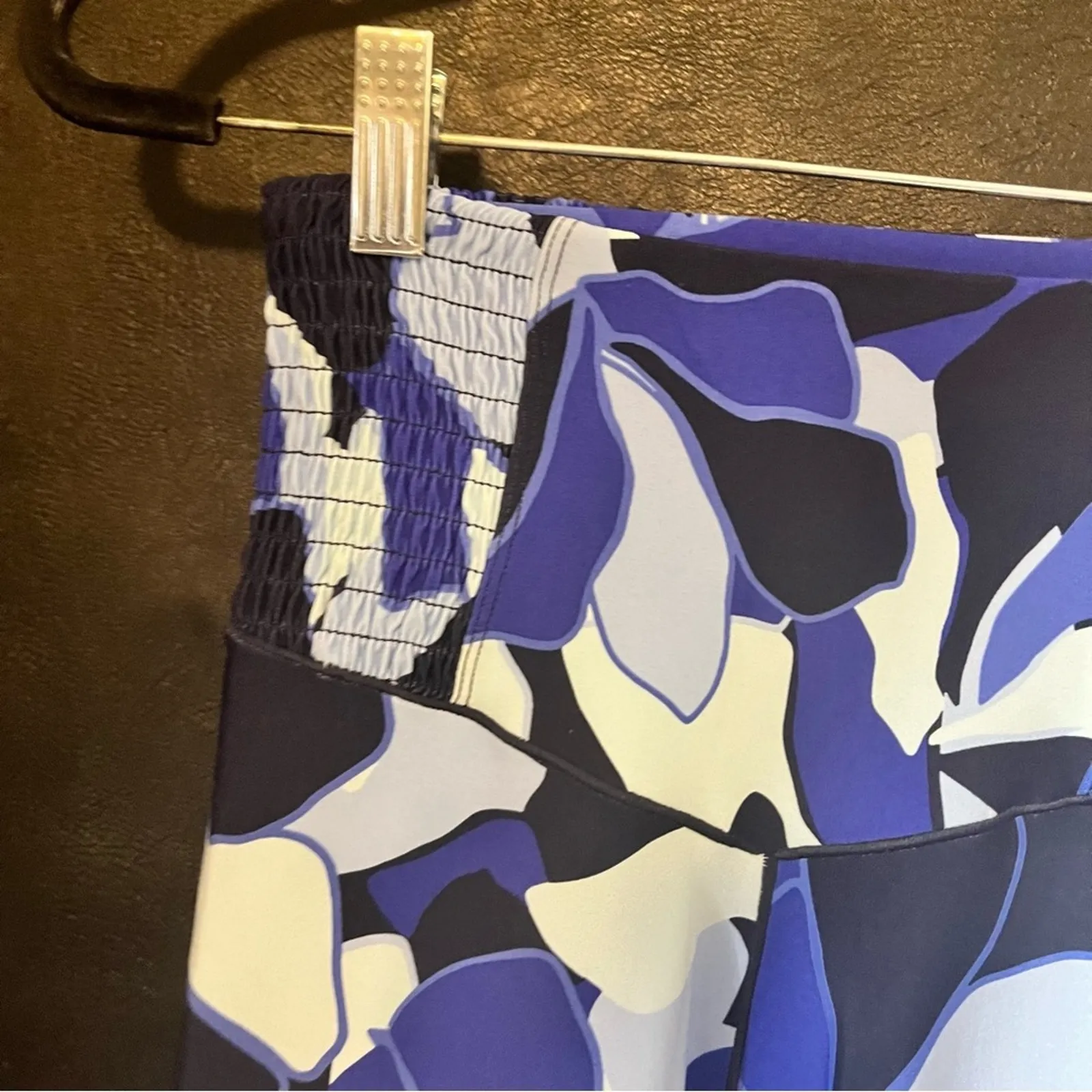 Offline By Aerie Blue Patterned 7/8 Leggings Size Small‎ - Image 5