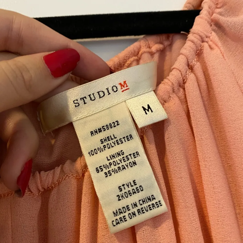 Chevron Dress with Belt Red Size M - Image 3