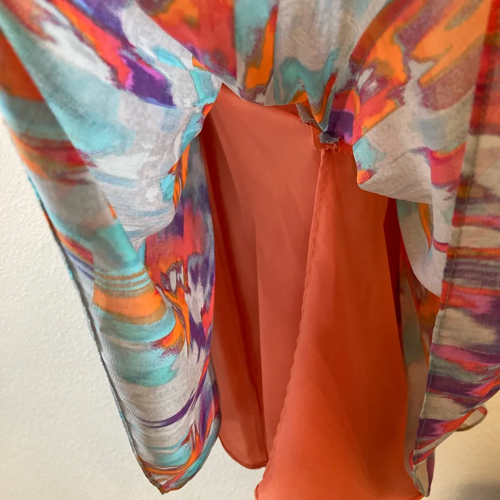 Armani Exchange Multicolor Pleated Dress Size 0 - Image 4