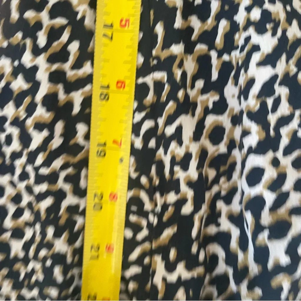 Topshop Petite Cold Shoulder Romper 0 NWT Animal Print Cut Out‎ Sleeve Party - Image 9