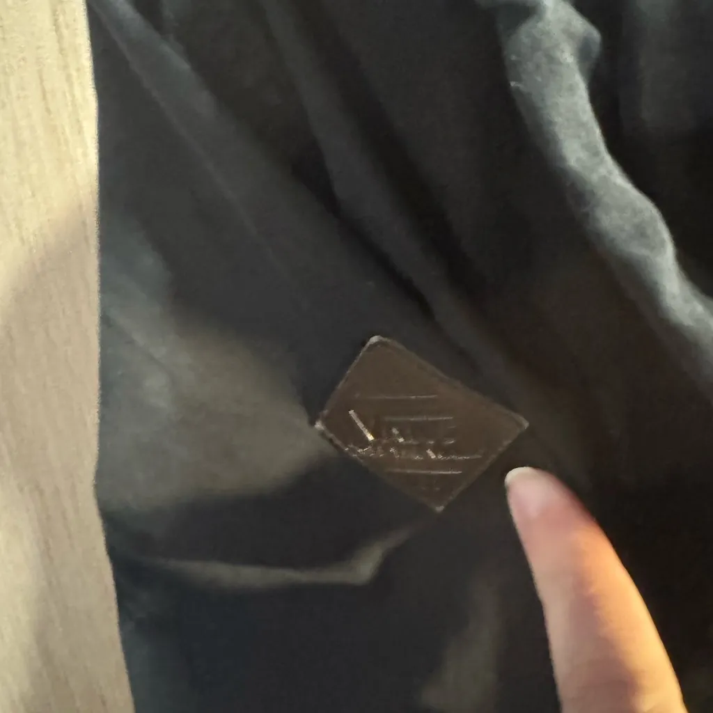 Women’s Vans Black Mid Waist Drawstring Utility Jacket Size Medium - Image 5