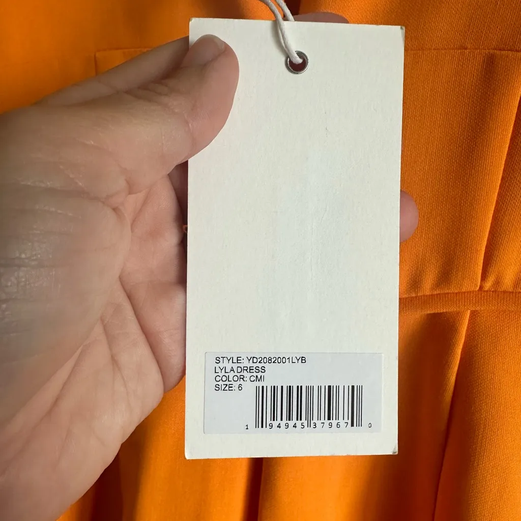 Likely Lyla Trumpet Midi Dress in Clementine Size‎ 6 NWT - Image 7